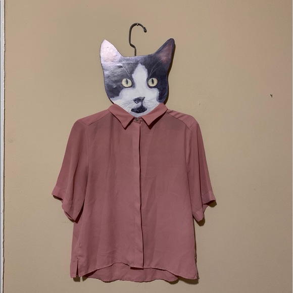 H&M Tops - H&M pale pink button up!